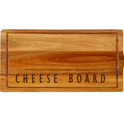 Engraved Acacia Wood Cheeseboard with Name’s Cheeseboard Design ...